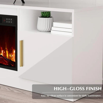 Lumen Fireplace TV Stand
